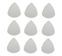 LOLIPPYY 10Pcs Stainless Steel Guitar Picks for Electric and Bass Guitars Durable Metal Music Instrument Accessories with Wide Design for Comfortable Grip and Flexibility