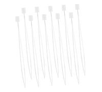 LOLIPPYY 10pcs Steel Wire Punch Needle Threaders for DIY Embroidery and Sewing Stitching Tools with Easy Operation Portable Threading Needles for Fine Thread and Small Sewing Accessories