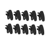 LOLIPPYY 10pcs Tie Clip Microphone Clip Holder Rotatable Mic Stand for Podcast Interview Stage Performance