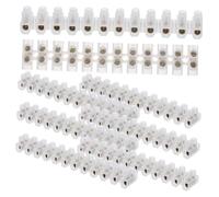 LOLIPPYY 10pcs U-type Screw Terminal Block Wiring Connector with Annealed Brass Conductive Parts for Wire Quick Electrical Cable Connections