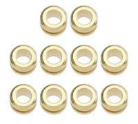 LOLIPPYY 10pcs Zinc Alloy Folk Guitar String Beads in Golden Colour for Guitar String Modification