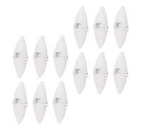 LOLIPPYY 12 sets Cuttlebone Chew for Small Pets Safe Calcium Supplement for Hamsters Guinea Pigs Rabbits and Birds Lightweight Pet Accessories for Cage Use and Dental