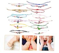 LOLIPPYY 12pcs Cartoon Bracelets for Dinosaur Crown Pineapple Rainbow Panda Wristbands Cute Fashion Jewelry for Parties Charming Little