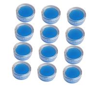 LOLIPPYY 12pcs DIY Diamond Drawing Clay Glue Sky-blue for Beginners and Amateurs Practical Dot Drill Tools for Nail Art Cross-stitch and Mobile Decoration Craft Projects