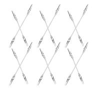 LOLIPPYY 12pcs Double-Ended Wire Alligator Clips Photo Holders for Wall Decor Strong Wear-Resistant Note and Card Holders for Party and DIY Crafts