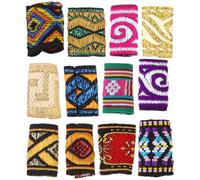 LOLIPPYY 12pcs Dreadlocks Hair Decorative Hair Rings Mixed Color Decoration Tubes Braiding Accessories for Festival and Everyday Styles Random Style