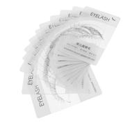 LOLIPPYY 12pcs Eyelash Try Cards Multi-Style Lash Exhibit Tool for Beauty Salon False Lash Display Board Eyelash Extension Supplies with Realistic Models for Accurate Trial and Organized