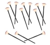 LOLIPPYY 12pcs Fan Shaped Beauty Makeup Brush for Facial Mask Skin Care Professional Cosmetics Brushes for Face Beauty Tools