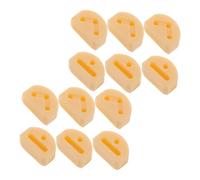 LOLIPPYY 12pcs Guitar String Bridge Beads for Classical Flamenco Guitar Nylon String Folk Ukulele Music Instrument Accessories Fastening Devices