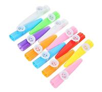 LOLIPPYY 12Pcs Kazoo with Random Colors Abs Material Musical Instrument Plaything for Adults Easy to Play Sensory Educational with Strong Resonance Random Color