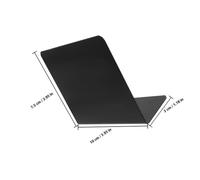 LOLIPPYY 12PCS Mini Chalkboard Signs Matte Black for Wedding Cafe Bar Tabletop Menu Display Reusable Writable and Erasable Small Blackboard Table Signs