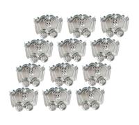 LOLIPPYY 12pcs Mini Silver Mining Car Candy Boxes Durable Snack Packaging Party Favor Containers for Wedding Gift Presentation