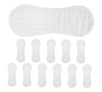 LOLIPPYY 12pcs Muslin Towels Soft Reusable Diapers Washcloths for Newborns Lightweight Portable Gentle Skin Unique Peanut Shape Design for Boy Girl Comfort Fun