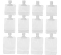 LOLIPPYY 12pcs Refillable Lotion Bags with Compact Portable Travel Pouches for Toiletries Makeup Dispenser for Efficient Space Saving