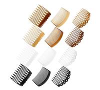 LOLIPPYY 12pcs Retro Comb Set Hair Comb Vintage Hair Accessories Women Chignon Accessories Veil Twist Clips Wedding Plastic
