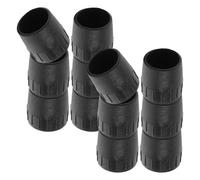 LOLIPPYY 12pcs Rubber Microphone Stand Foot Caps for 25mm Tubes, Mic Base Cushions and Floor Protector Caps, Non-Slip Guitar Stand Leg Covers for Musicians and Audio Equipment