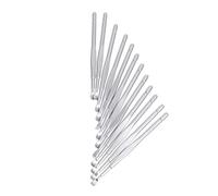 LOLIPPYY 12pcs Stainless Steel Ear Spoon Set for Ear Wax Remover with Wider Spoon Head for Safe and Cleaning Family Essential