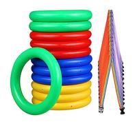 LOLIPPYY 12pcs Toddler Reins Round Ring Handle, Walking Rope for Kindergarten and Preschool Children, Made of Cloth and Plastic, Designed to Improve Safety Awareness and Teach How
