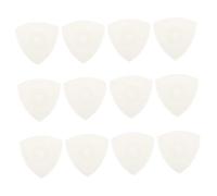 LOLIPPYY 12pcs Transparent Nylon Liuqin Picks Non-slip Professional Yueqin Plectrums for Da Ruan and Yueqin Instruments Portable Guitar Accessories with Sound and Comfortable Grip