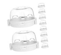 LOLIPPYY 14pcs Gas Stove Knob Guards Childproof Cooker Switch Covers Stove Knob Safety Covers Abs Boys and Girls Easy to Use