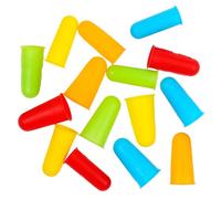 LOLIPPYY 15 Pcs Silicone Finger Protectors Colors Flexible Reusable Finger Covers for Sewing Gardening Adhesives Scrapbooking and Needlework Safety