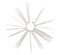 LOLIPPYY 150Pcs Fan-shaped Nail Art Tips Display Sticks Foldable Practice Polish Color Palette for Salon and Home Use