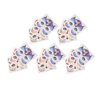 LOLIPPYY 15PCS Animal Face Glitter Stickers Fox Giraffe Unicorn Party Decals for Halloween Stage Makeup Easy Apply PVC Face Stickers for Boys Birthday Carnivals