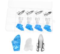 LOLIPPYY 15pcs Guitar Finger Cots Set Grip Guitar Pick Thumb Finger Picks Metal for Thumb and Protectors Random Color