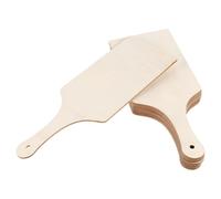 LOLIPPYY 15Pcs Rectangular Unfinished Wooden Paddles 23X9Cm Mini Serving Trays and Decorative Wood Craft Boards for DIY Kitchen, Christmas, and Fruit Display