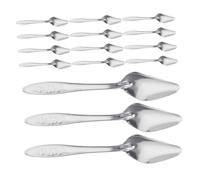 LOLIPPYY 15PCS Stainless Steel Bird Feeder Spoon for Small Exotic Birds Precise Feeding Scoop for Parrots Cockatiels Hamsters Reptiles Lightweight Travel Friendly Pet Feeding Tool