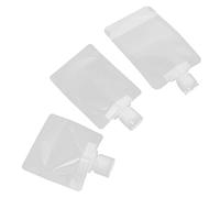 LOLIPPYY 15Pcs Travel Refillable Empty Squeeze Pouch for Lotion Shampoo Shower Gel Portable Containers for Toiletries Lightweight Easy to Carry