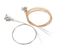 LOLIPPYY 16-String Lyre Harp Replacement Strings Kit, Metal Golden Steel Harp Strings for Lyre Instrument Maintenance and Festival Performance Accessories