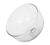 LOLIPPYY 16cm Glass Microwave Splatter Cover Vented Lid Food-Grade Microwave Plate Protector Heat-Resistant for Bowls and Plates
