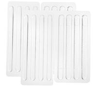 LOLIPPYY 16pcs Silicone Heel Cushion Pads for Women Anti-Slip Gel Inserts with Threaded and Flat Strips for High Heels Slingback Shoes Relief and Foot Support Washable Reusable Protector