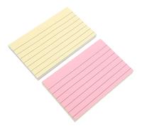 LOLIPPYY 180PCS Colorful Ruled Index Cards Double-Sided Lined Record for Study Office Note Taking with Precision-Cut Edges Suitable for Fountain and Roller Ball Pens