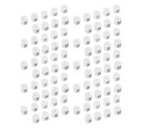 LOLIPPYY 180Pcs White Round Plastic Pants Hanger Size Markers Tags with 9 Sizes 25-33 for Clothing Stores and Wardrobe Organization