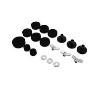 LOLIPPYY 18Pcs Drum Felt Pad Set Non Slip Cymbal Pads and Accessories Durable Felt and Gadgets for Drummers Compatible with Drum Kits for Beginners and Professionals