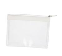 LOLIPPYY 1pc Transparent Cosmetic Bag Makeup Organizer for Travel Lightweight and Practical Storage