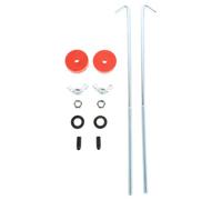 LOLIPPYY 2 Pcs Car Battery Retention Kit Clamp and Hold Down Bracket for Stable Mounting Enhanced Support and Vibration Prevention Fit for Various Vehicles