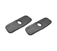 LOLIPPYY 2 Pcs Faucet Absorbent Mat Kitchen Sink Splash Guard Pad Water-Absorbing Countertop Protector with Snap Fastener for Clean Dry Surroundings Random Color