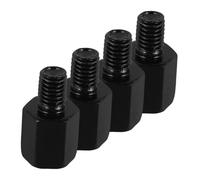 LOLIPPYY 2 Sets Motorcycle Mirror Mount Adapter Screws Rearview Mirror Reverse and Positive Thread Conversion for Scooter Accessories Easy Installation