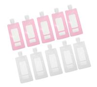 LOLIPPYY 20 Pcs Leak-proof Travel Pouch Set for Conditioner and Lotion 90ml Empty Shampoo Pouches Made of Pet and Pe Materials Practical Stand-up Travel Containers
