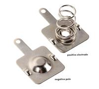 LOLIPPYY 20 Sets Aa Battery Spring Replacement Contact Plates Positive Negative Conversion Metal Springs for Remote Controls and Electronic Devices Fit and Easy Installation