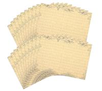 LOLIPPYY 20 Sheets Vintage Musical Note Kraft Paper Floral Wrapping Paper for Bouquets Retro English Newspaper Style and Christmas Packaging