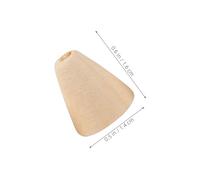 LOLIPPYY 200pcs Large Hole Cone Shaped Wooden Spacer Beads for DIY Jewelry Making Unfinished Natural Wood Beads for Bracelet Necklace Crafting Smooth Surface for Painting and Rustic Decor