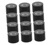 LOLIPPYY 20pcs Black Reed Diffuser Bottle Caps Replacement Stoppers for Glass Fragrance Bottles Wide Compatibility Easy to Use for DIY Aromatherapy