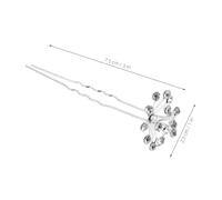 LOLIPPYY 20pcs Breath Wedding Hair Pins U Shaped Rhinestone Hair Forks Lightweight Secure Updo for Brides Bridesmaids Traditional Chinese Celebration Accessories