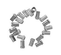 LOLIPPYY 20Pcs Drum Stand Nuts Set Durable Cymbal Stand Accessories Stable and Secure Tom Drum Spare Parts Easy Installation Snare Nuts for Drummers