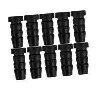 LOLIPPYY 20pcs Furniture Leg Inserts for Swivel Caster Wheels Hole Diameter Chair and Stool Leg Replacement Covers Secure Fit Caster Stem Sleeves for Stability and Floor Protection
