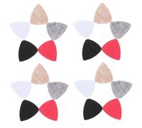 LOLIPPYY 20pcs Guitar Felt Picks Replacement Ukulele String Musical Instrument Parts Portable Electric Acoustic Guitar Plectrum